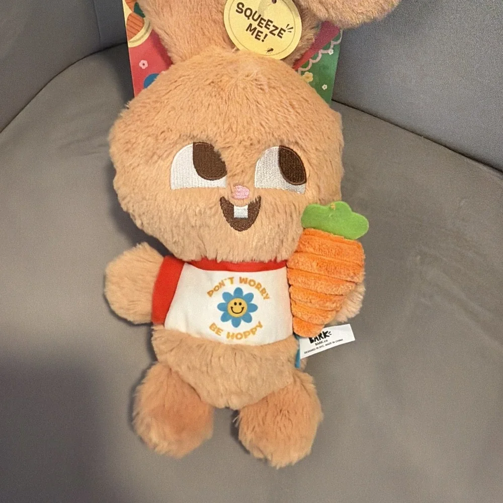 BARK Spring Picnic in the Bark Veggie Reggie Dog Animal Plush Toy For All Dog Sz